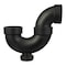 Charlotte Pipe And Foundry Charlotte Pipe 1-1/2 in. Hub X 1-1/2 in. D Hub ABS P-Trap ABS00707X0600 - alternate 4